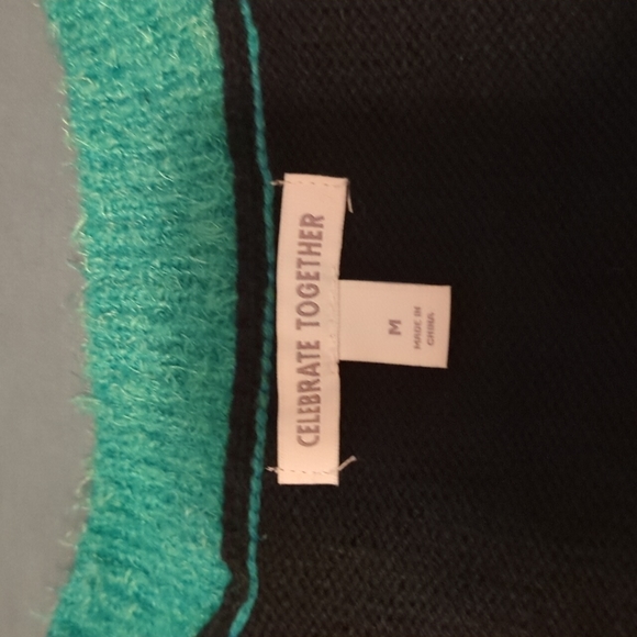 Ugly Christmas Sweater VEST Flamingo Palm Trees Sequins MEDIUM - Picture 8 of 10